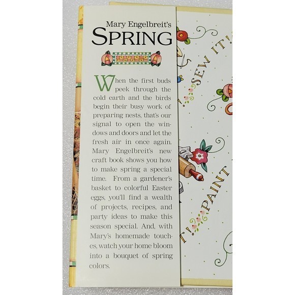 Set of 3 Mary Engelbreits Spring, Autumn, & Winter Hardcover Craft Books - Picture 8 of 10